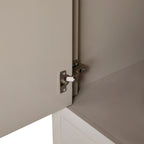 Dusklia - Sienna 3 Door Wardrobe with Drawers - Taupe