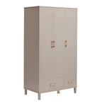 Dusklia - Sienna 3 Door Wardrobe with Drawers - Taupe