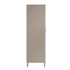 Dusklia - Sienna 3 Door Wardrobe with Drawers - Taupe