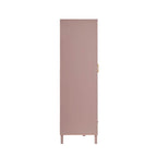 Dusklia - Sienna 3 Door Wardrobe with Drawers - Dusty Mauve