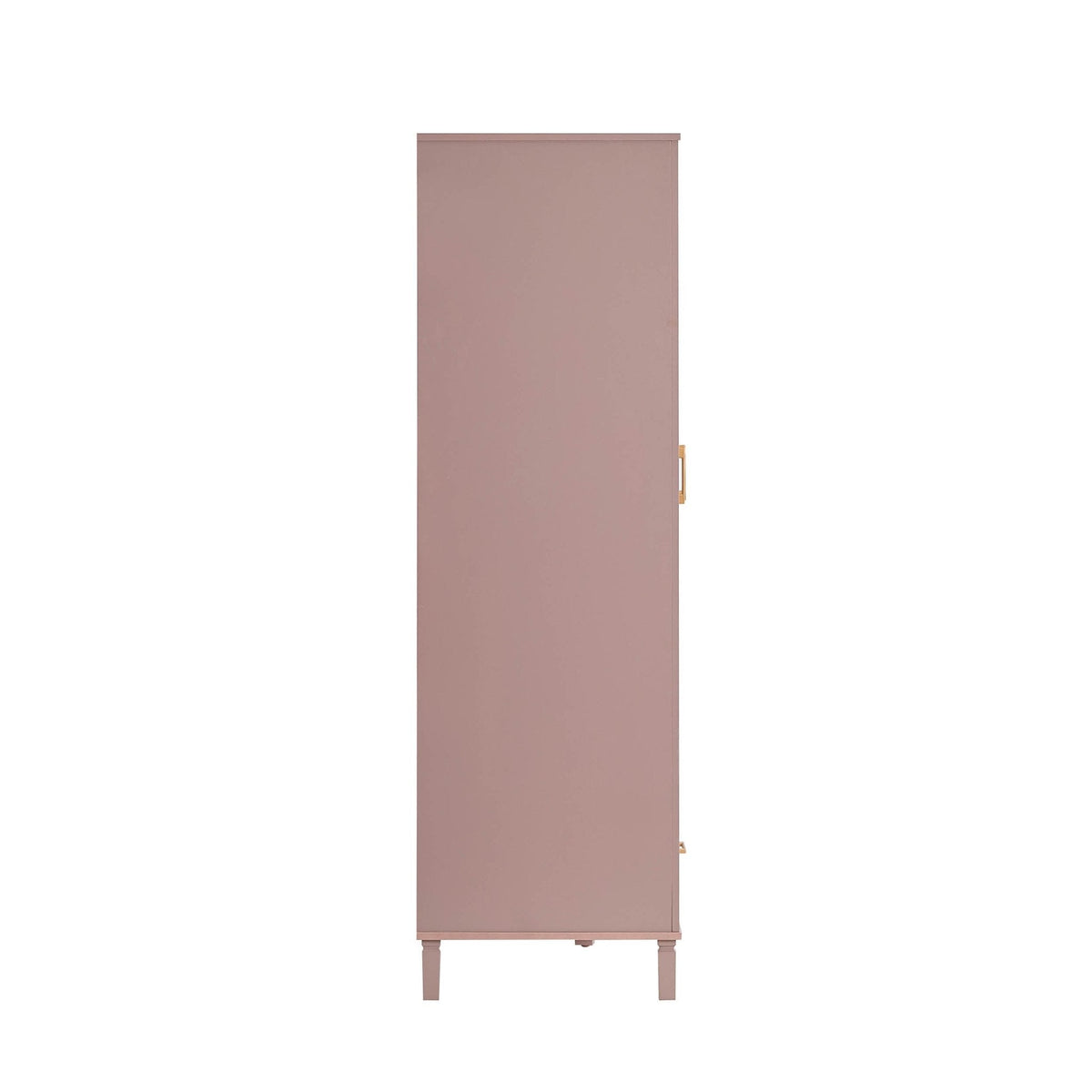Dusklia - Sienna 3 Door Wardrobe with Drawers - Dusty Mauve