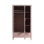 Dusklia - Sienna 3 Door Wardrobe with Drawers - Dusty Mauve