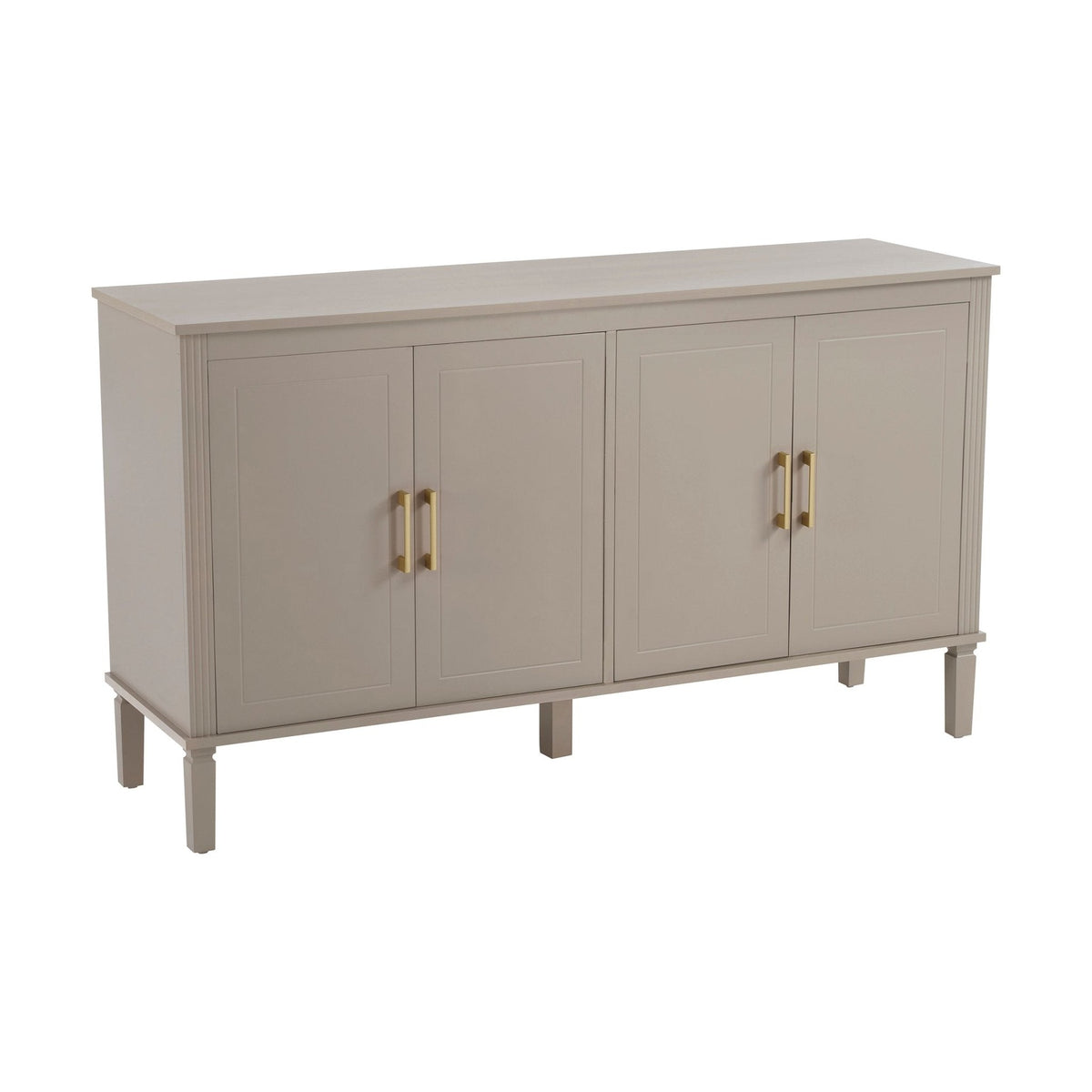 Dusklia - Sienna 4 Door Sideboard - Taupe