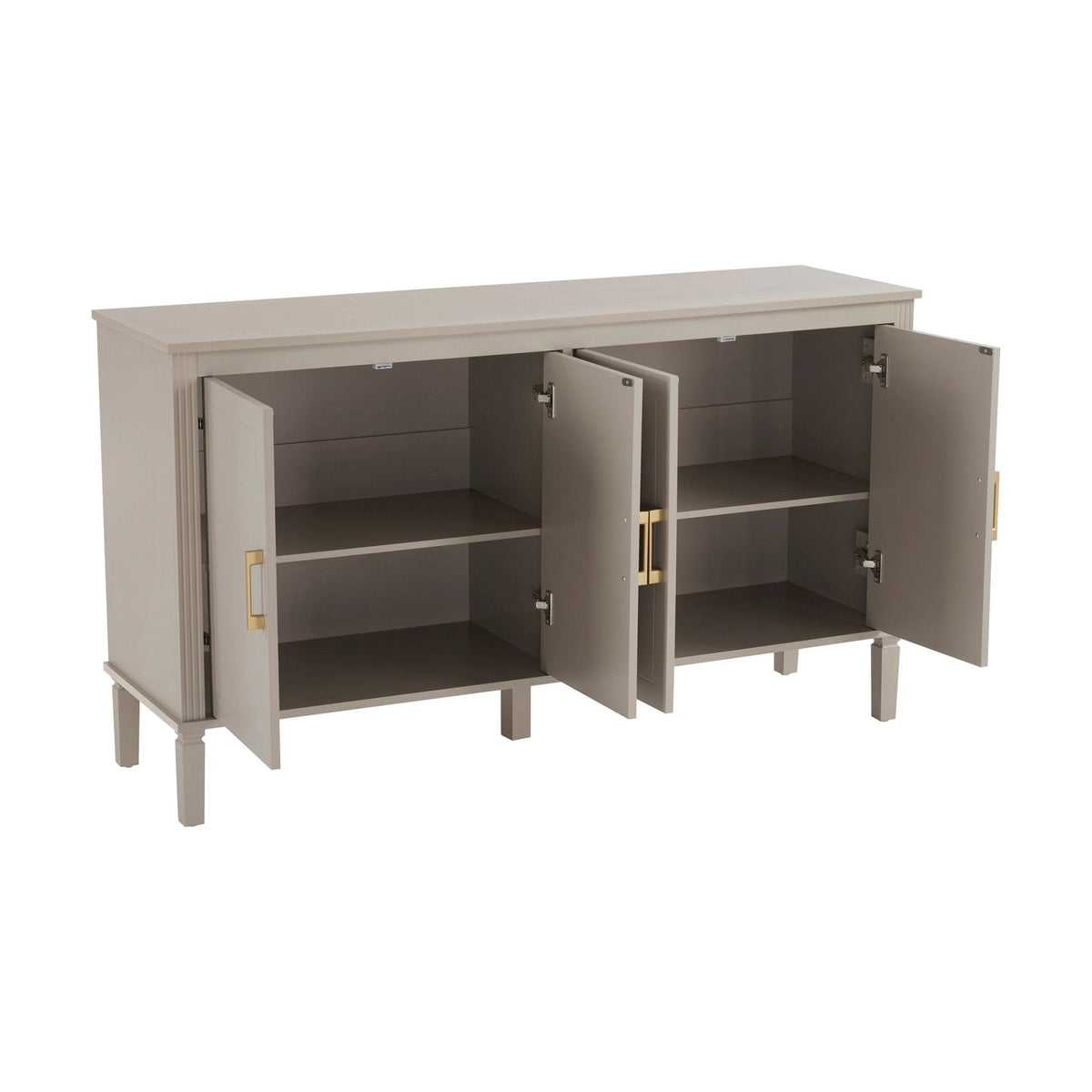 Dusklia - Sienna 4 Door Sideboard - Taupe