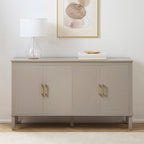 Dusklia - Sienna 4 Door Sideboard - Taupe