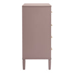Dusklia - Sienna 5 Drawer Chest - Dusty Mauve