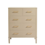 Dusklia - Sienna 5 Drawer Chest - Taupe