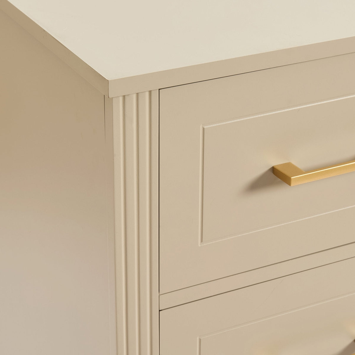 Dusklia - Sienna 5 Drawer Chest - Taupe