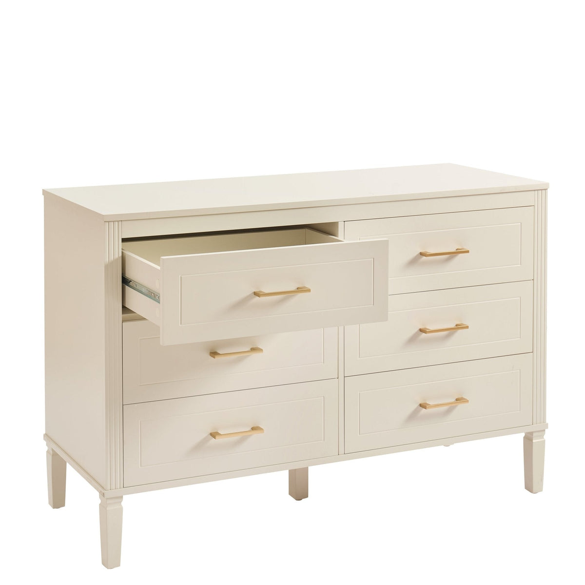 Dusklia - Sienna 6 Drawer Chest - Cream