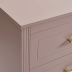 Dusklia - Sienna 6 Drawer Chest - Dusty Mauve