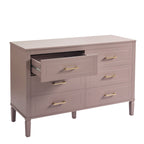 Dusklia - Sienna 6 Drawer Chest - Dusty Mauve