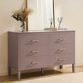 Dusklia - Sienna 6 Drawer Chest - Dusty Mauve