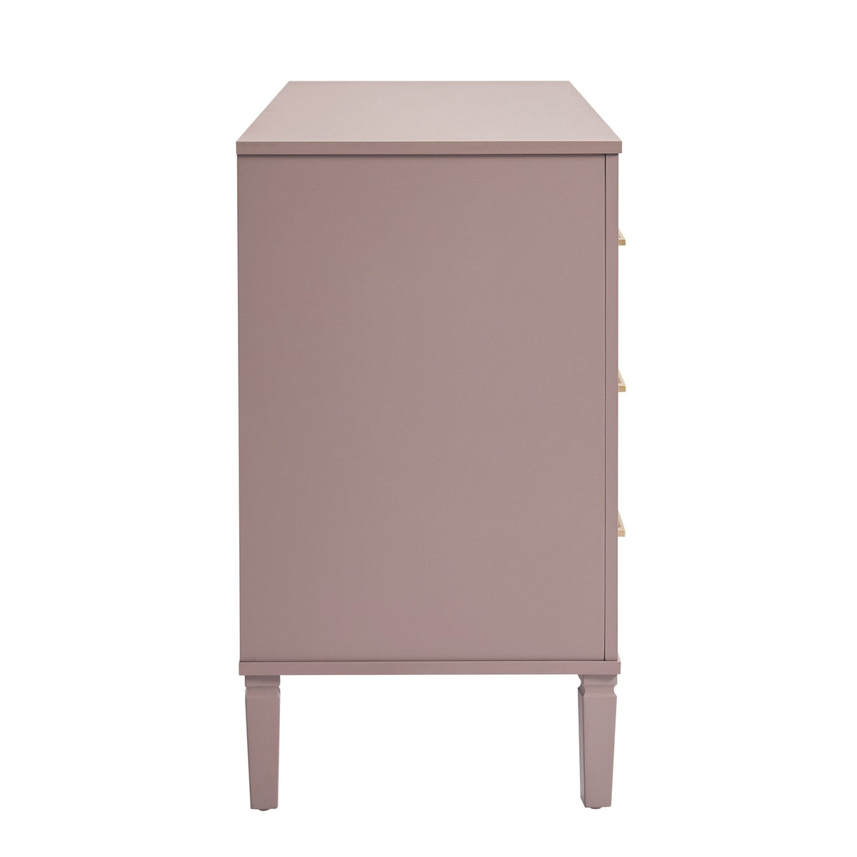 Dusklia - Sienna 6 Drawer Chest - Dusty Mauve