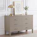 Dusklia - Sienna 6 Drawer Chest - Taupe