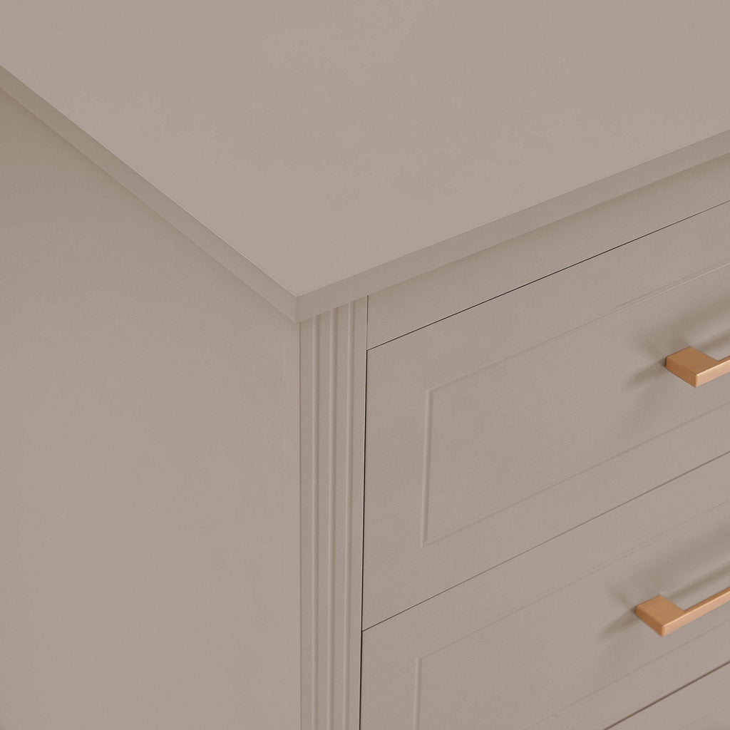 Dusklia - Sienna 6 Drawer Chest - Taupe
