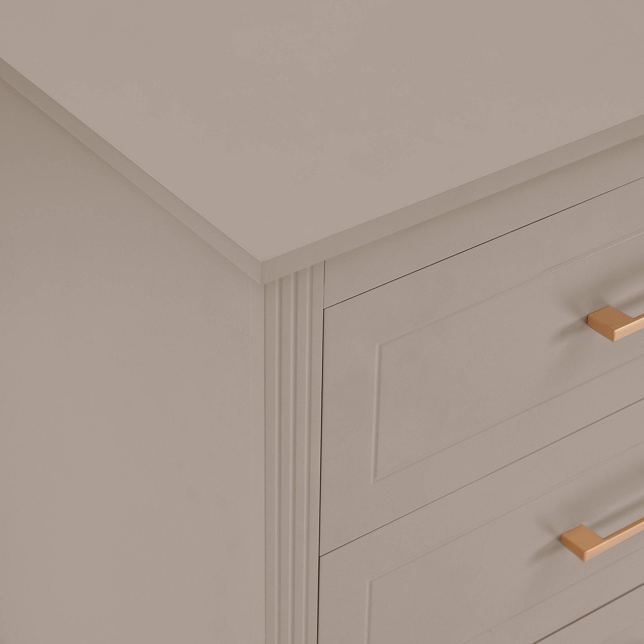 Dusklia - Sienna 6 Drawer Chest - Taupe