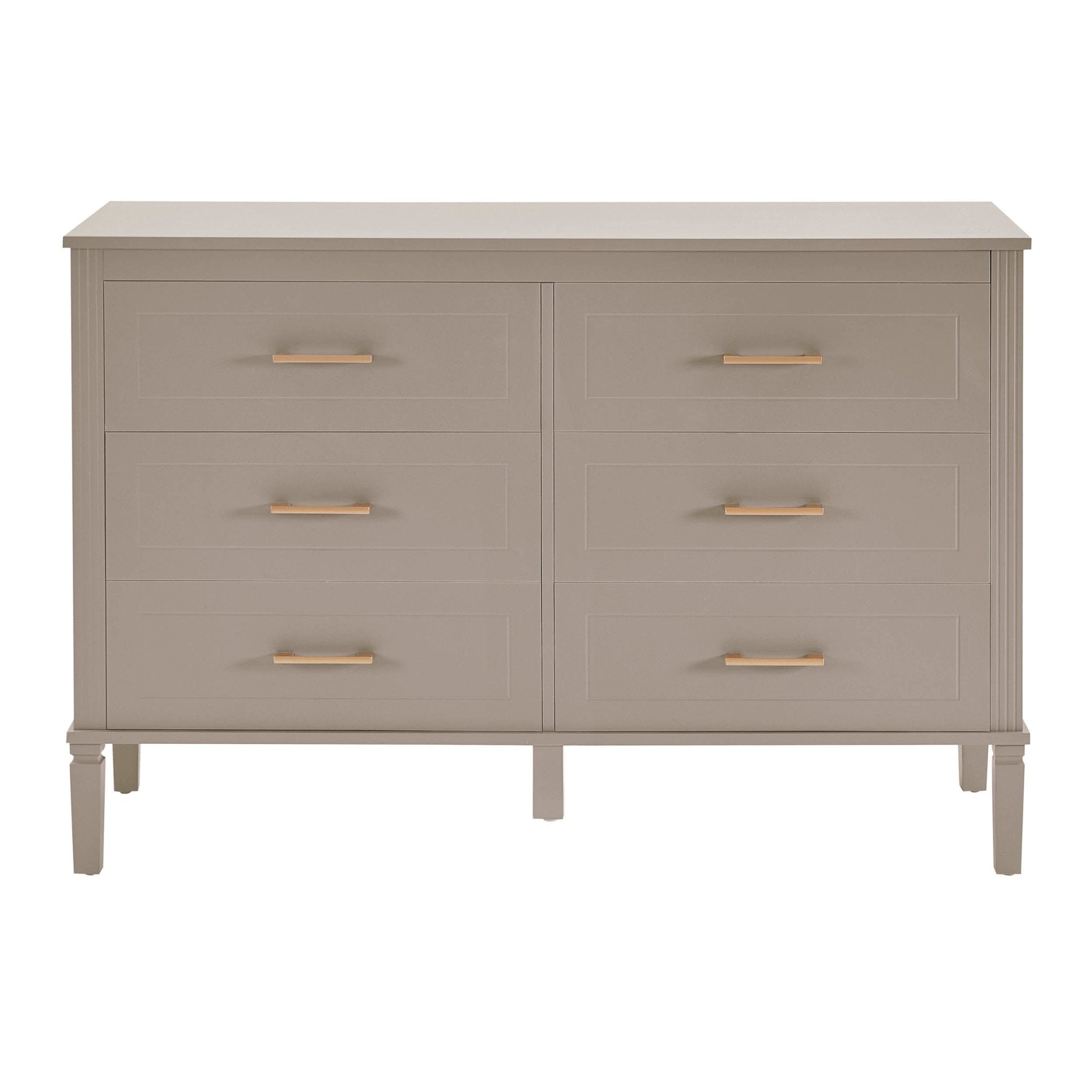 Dusklia - Sienna 6 Drawer Chest - Taupe