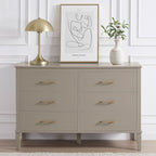 Dusklia - Sienna 6 Drawer Chest - Taupe