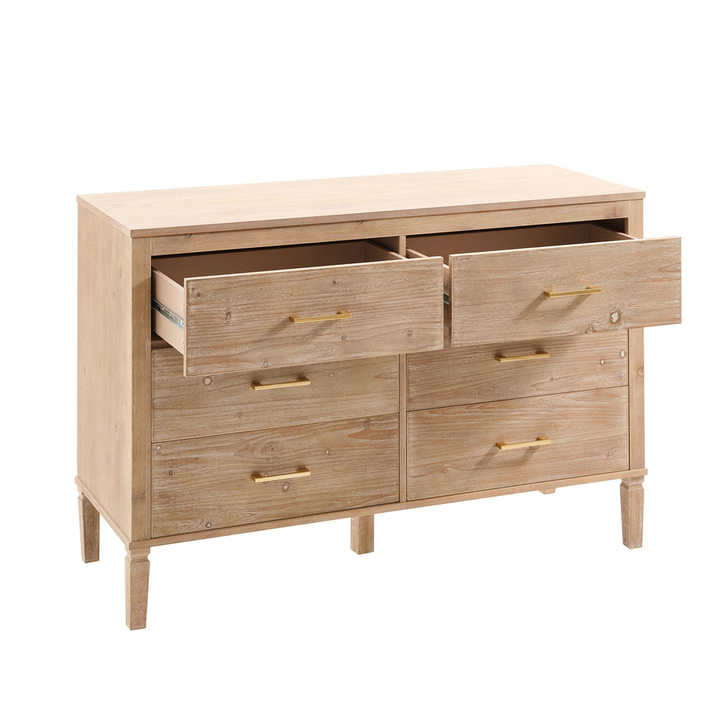 Dusklia - Sienna 6 Drawer Chest - Washed Wood