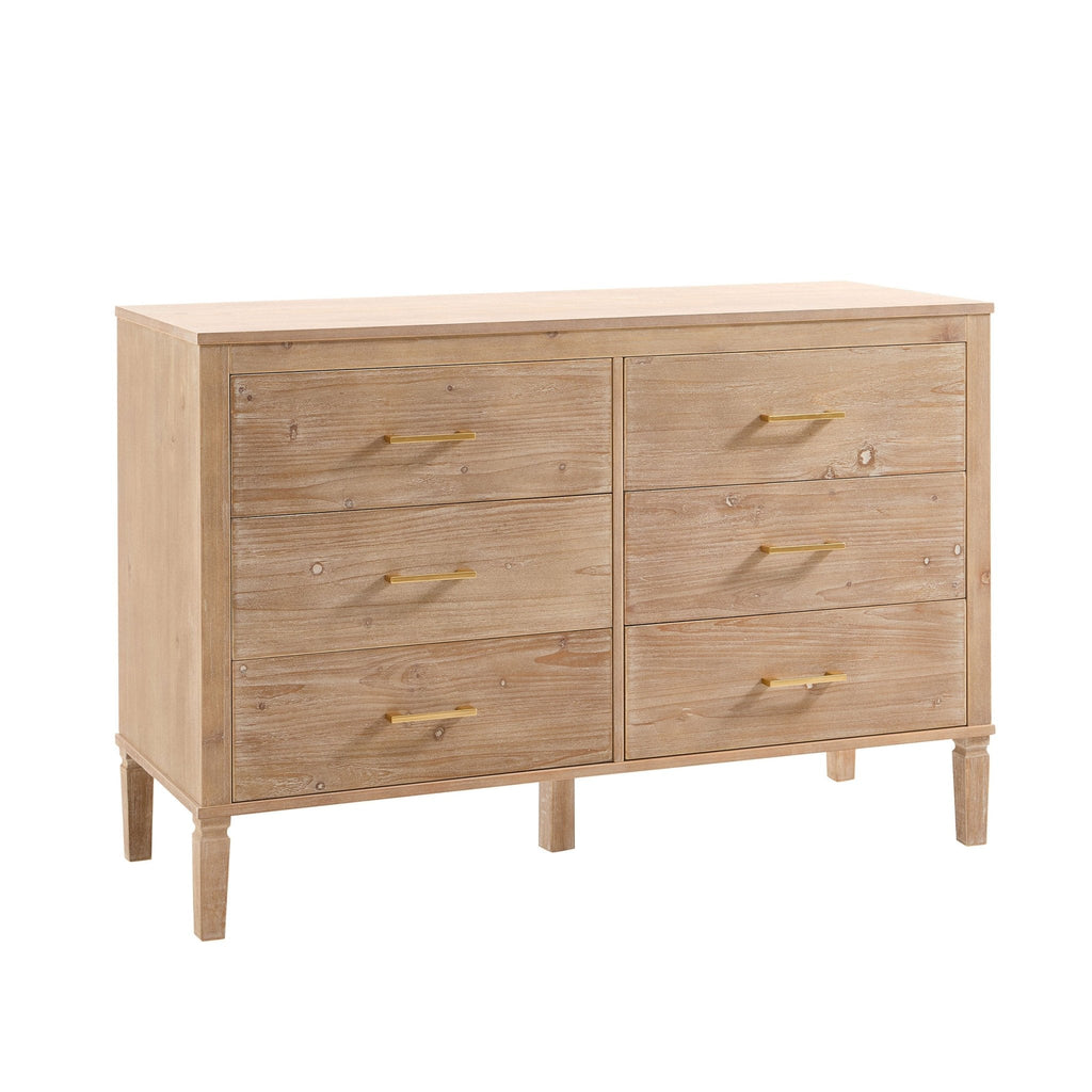 Dusklia - Sienna 6 Drawer Chest - Washed Wood