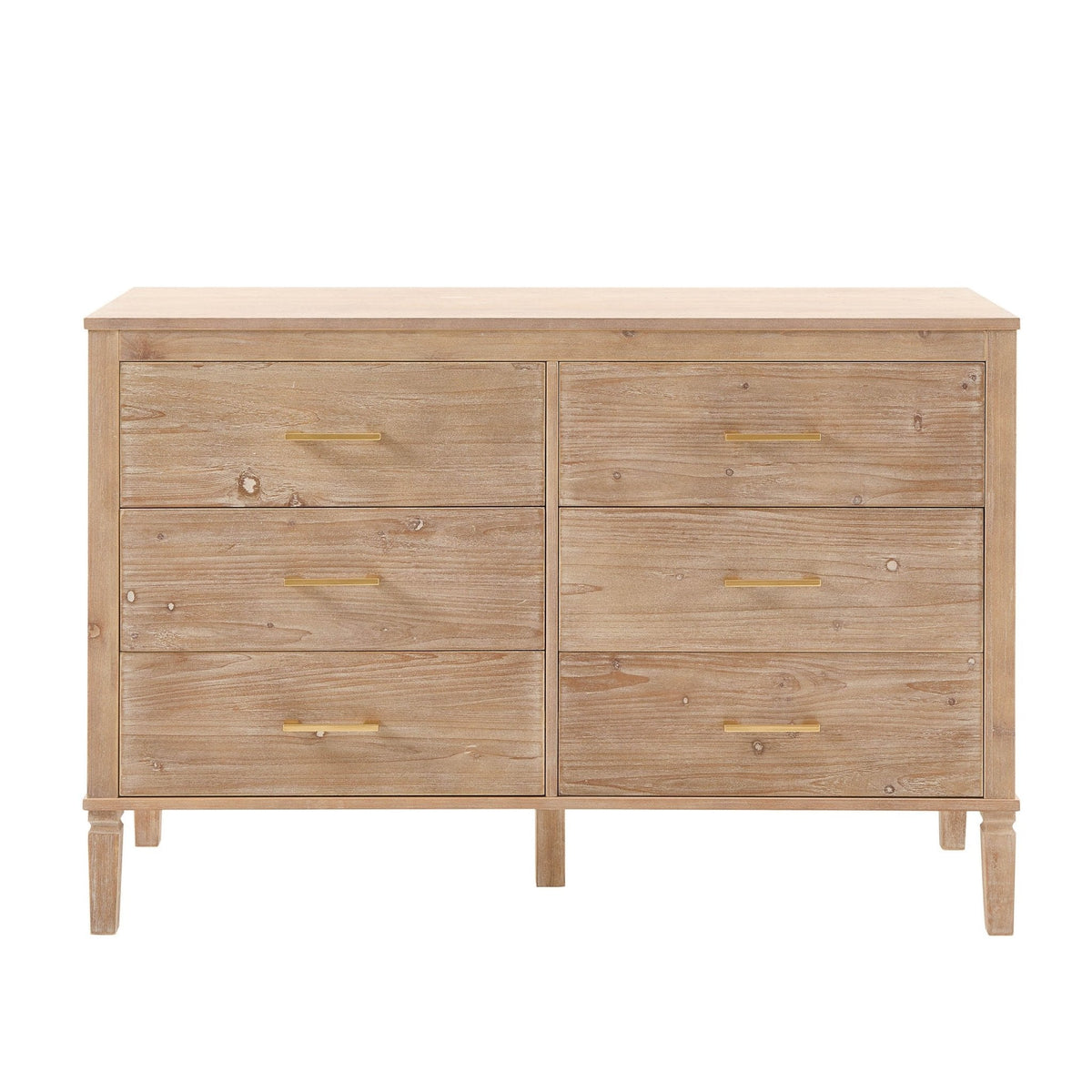 Dusklia - Sienna 6 Drawer Chest - Washed Wood