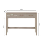 Dusklia - Sienna Dressing Table Console - Cream