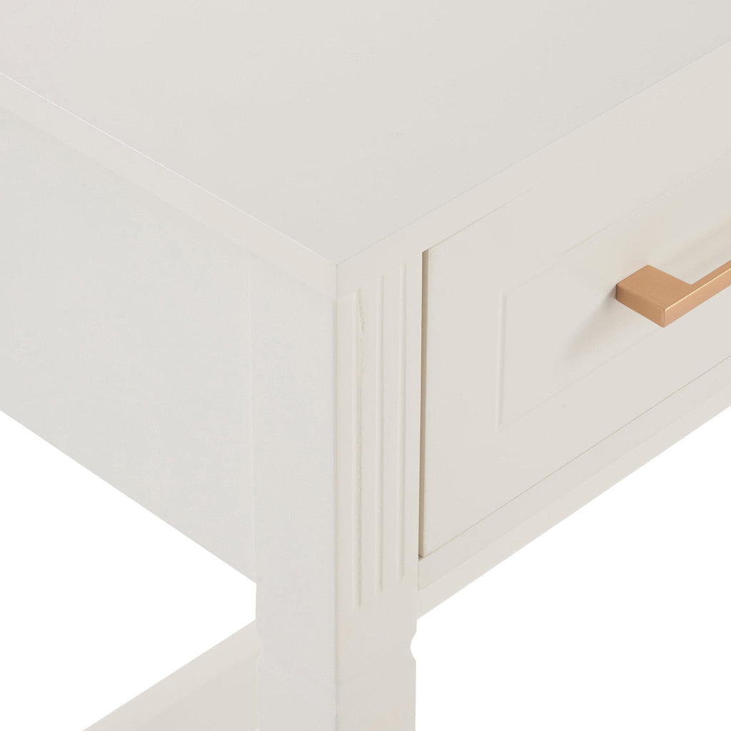 Dusklia - Sienna Dressing Table Console - Cream