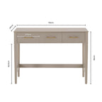Dusklia - Sienna Dressing Table Console - Taupe