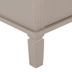 Dusklia - Sienna Storage Cupboard with Seat - Taupe