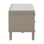 Dusklia - Sienna Storage Cupboard with Seat - Taupe