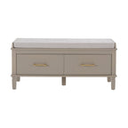 Dusklia - Sienna Storage Cupboard with Seat - Taupe