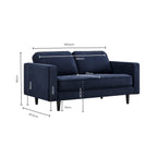 Dusklia - Sloane 2 Seater Sofa - Midnight