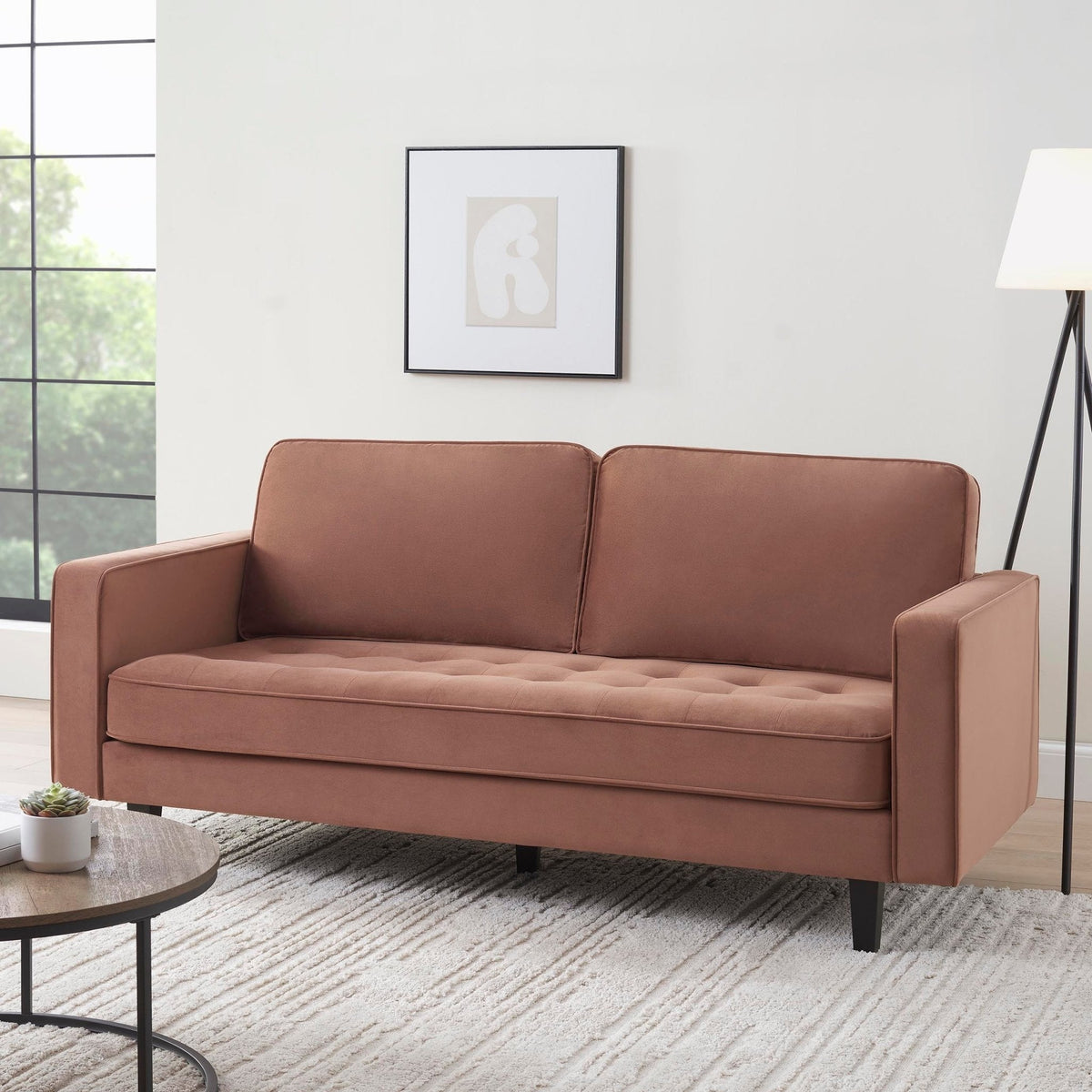 Dusklia - Sloane 3 Seater Sofa - Mauve