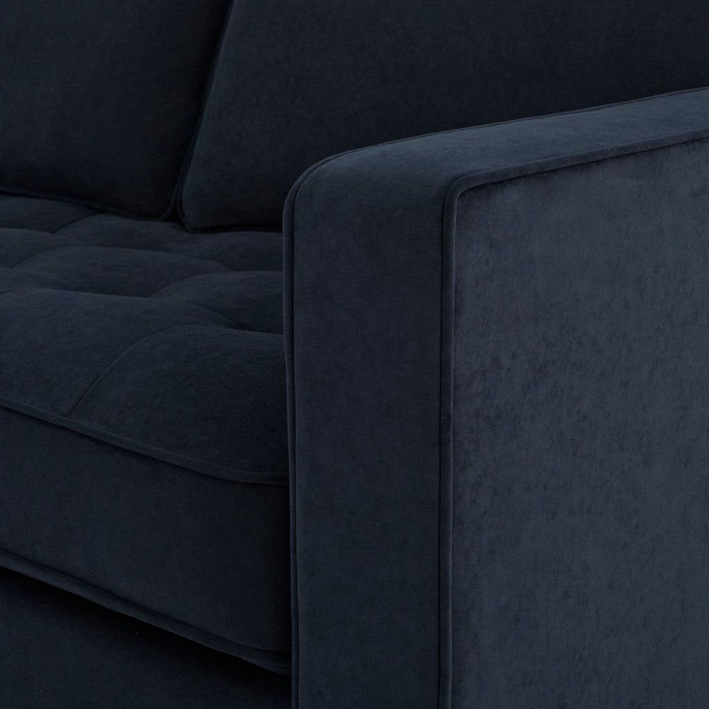 Dusklia - Sloane Left Hand Corner Sofa - Midnight