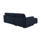 Dusklia - Sloane Left Hand Storage Chaise Sofa - Midnight