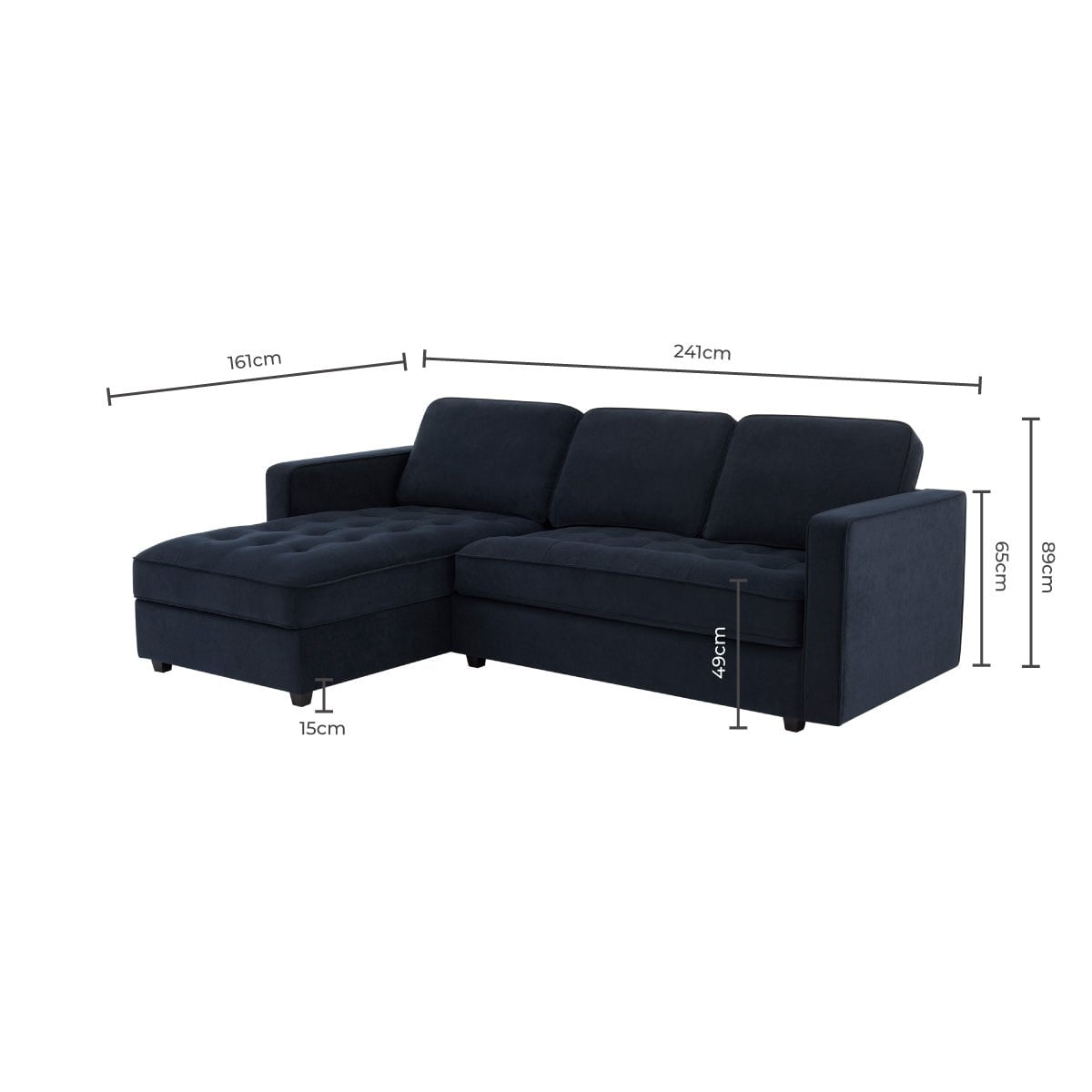 Dusklia - Sloane Left Hand Chaise - Oatmeal
