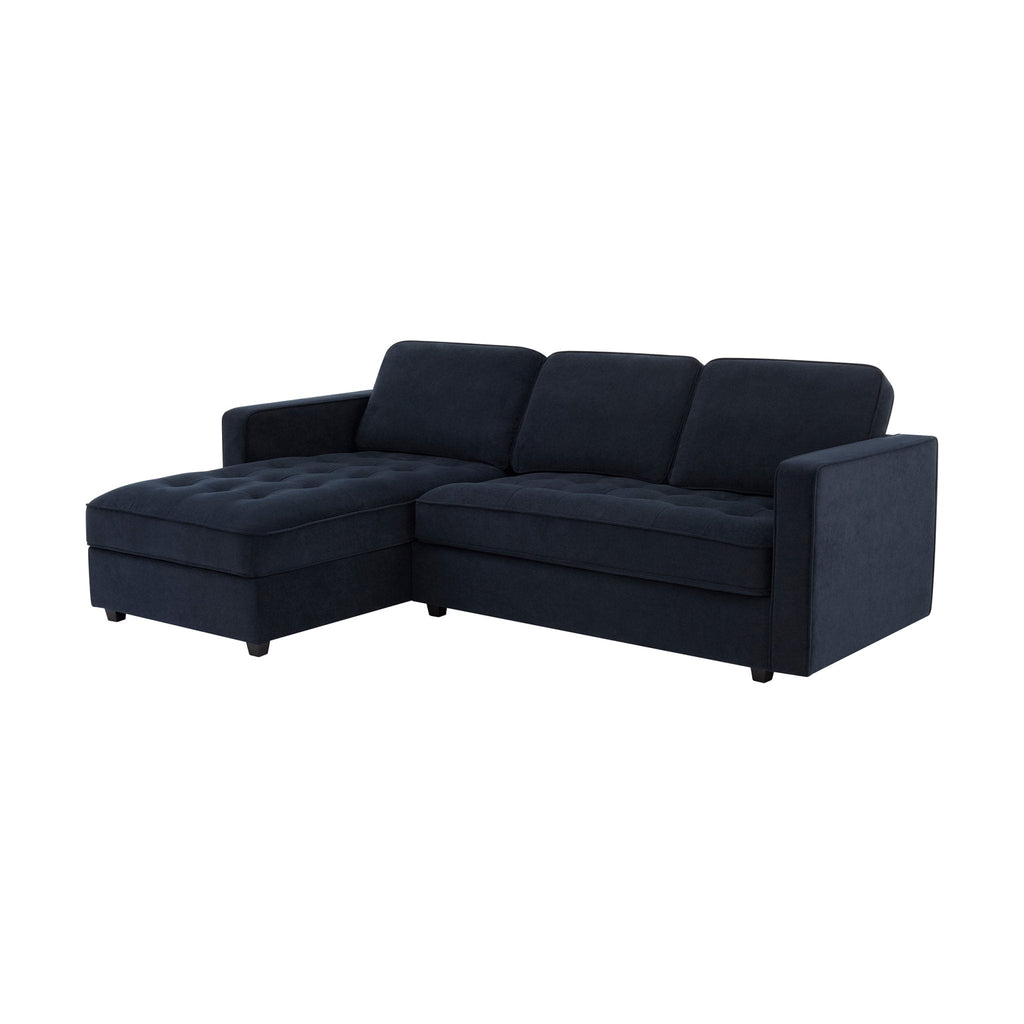 Dusklia - Sloane Left Hand Storage Chaise Sofa - Midnight
