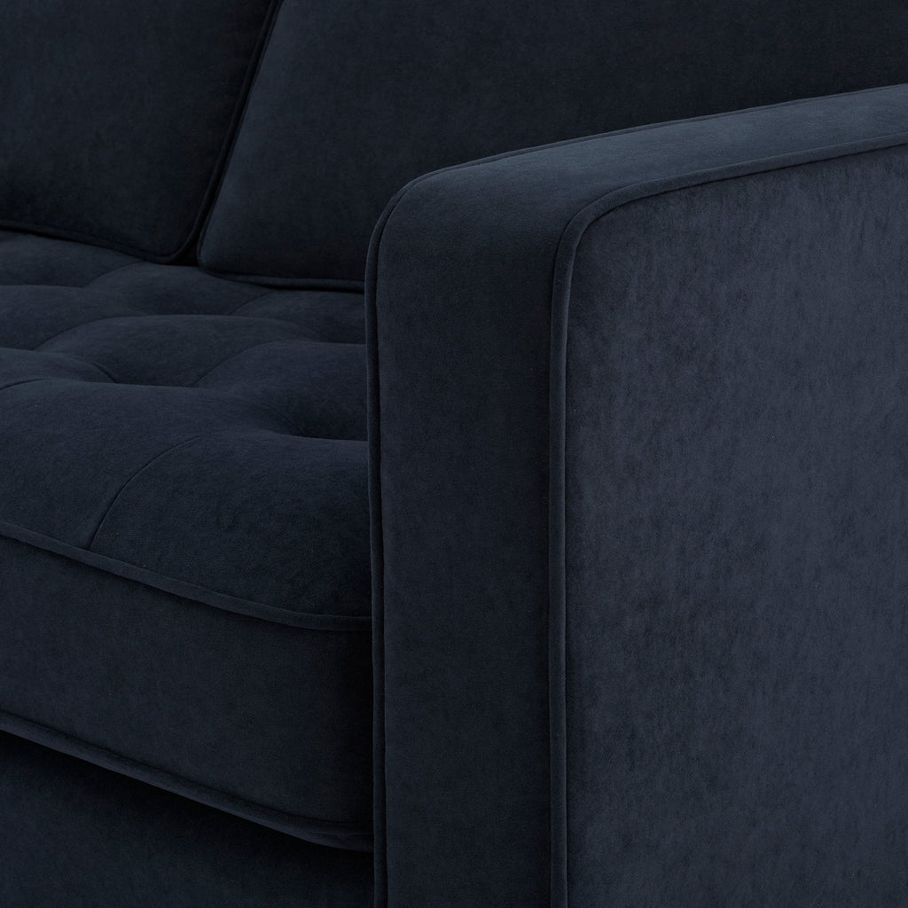 Dusklia - Sloane Left Hand Storage Chaise Sofa - Midnight