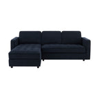Dusklia - Sloane Left Hand Storage Chaise Sofa - Midnight
