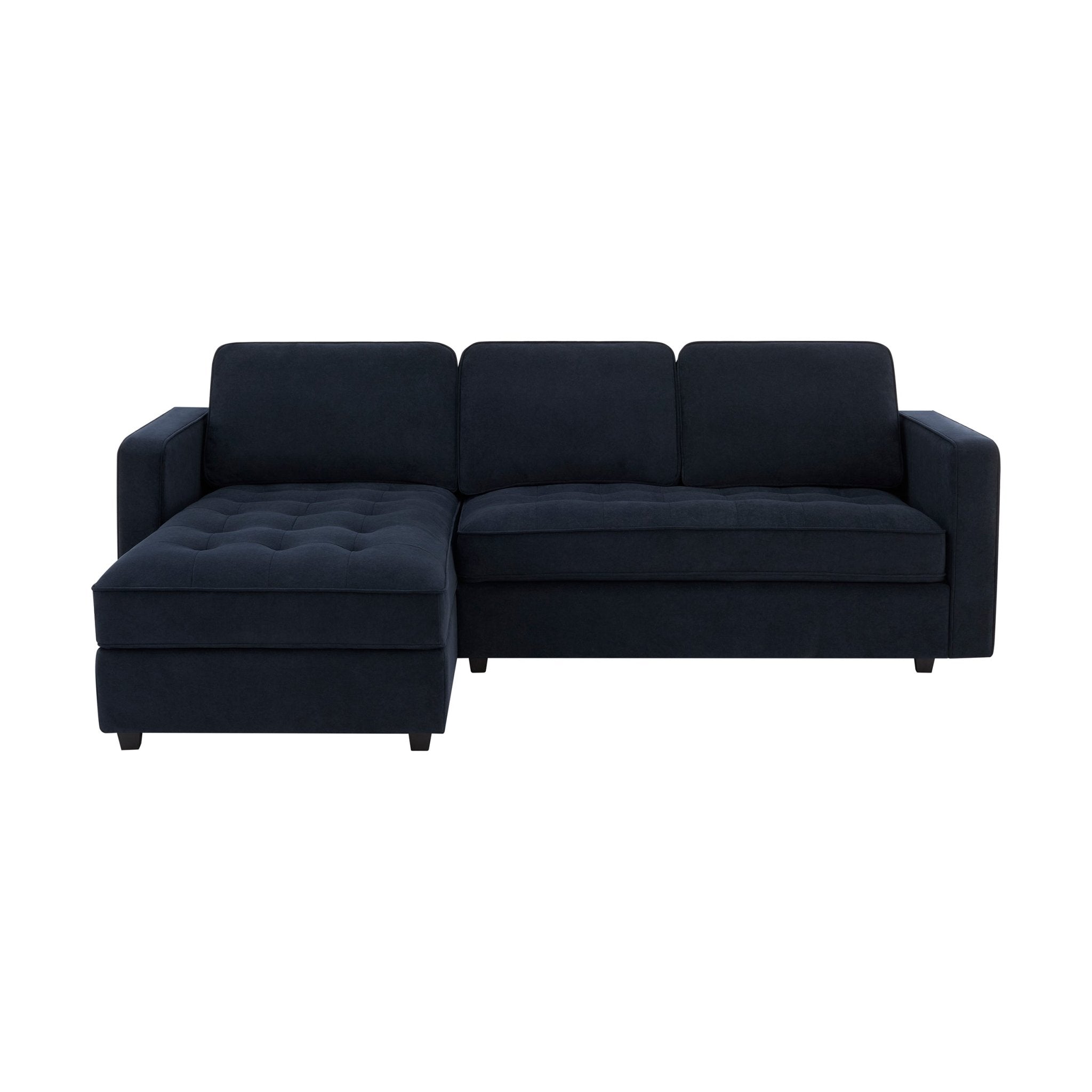 Dusklia - Sloane Left Hand Storage Chaise Sofa - Midnight