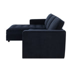 Dusklia - Sloane Left Hand Storage Chaise Sofa - Midnight