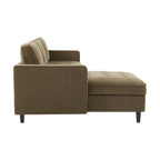 Dusklia - Sloane Left Hand Storage Chaise Sofa - Olive