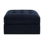 Dusklia - Sloane Ottoman Storage Pouffe- Midnight