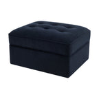 Dusklia - Sloane Ottoman Storage Pouffe- Midnight