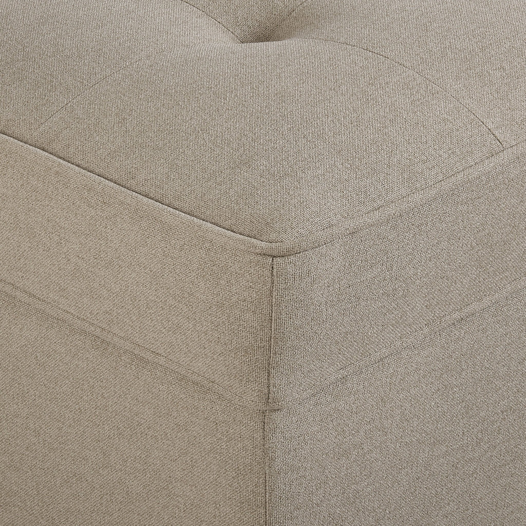 Dusklia - Sloane Ottoman Storage Pouffe - Oatmeal
