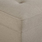 Dusklia - Sloane Ottoman Storage Pouffe - Oatmeal
