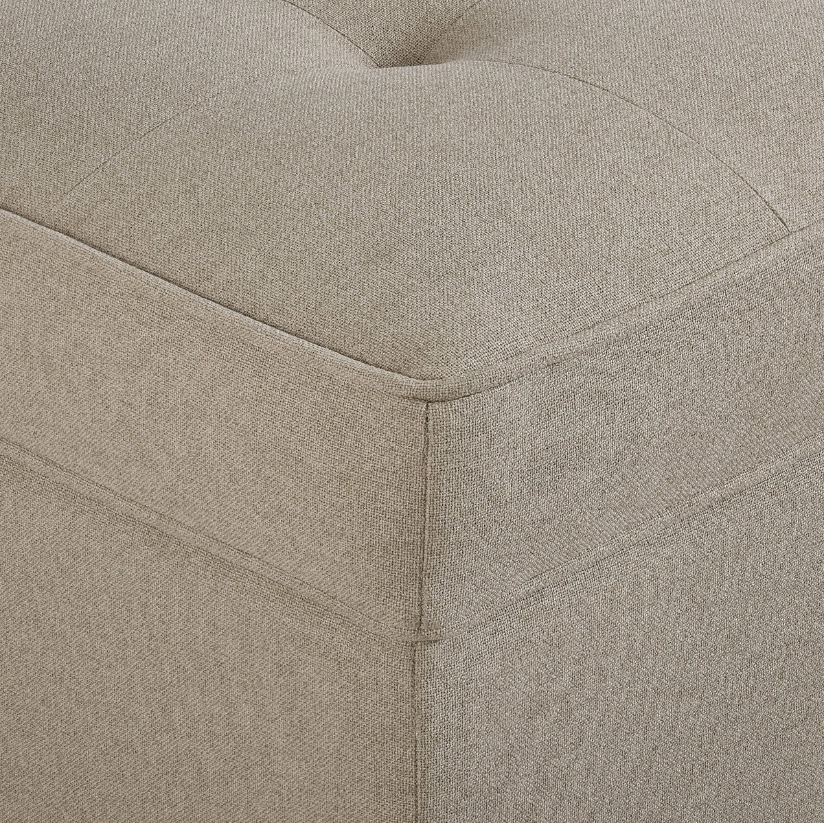 Dusklia - Sloane Ottoman Storage Pouffe - Oatmeal