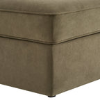 Dusklia - Sloane Ottoman Storage Pouffe - Olive