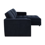 Dusklia - Sloane Right Hand Storage Chaise - Midnight