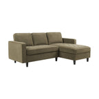 Dusklia - Sloane Right Hand Storage Chaise Sofa - Olive
